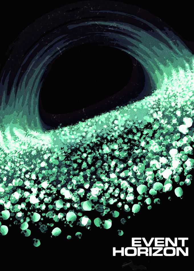 Event Horizon Black Hole Art