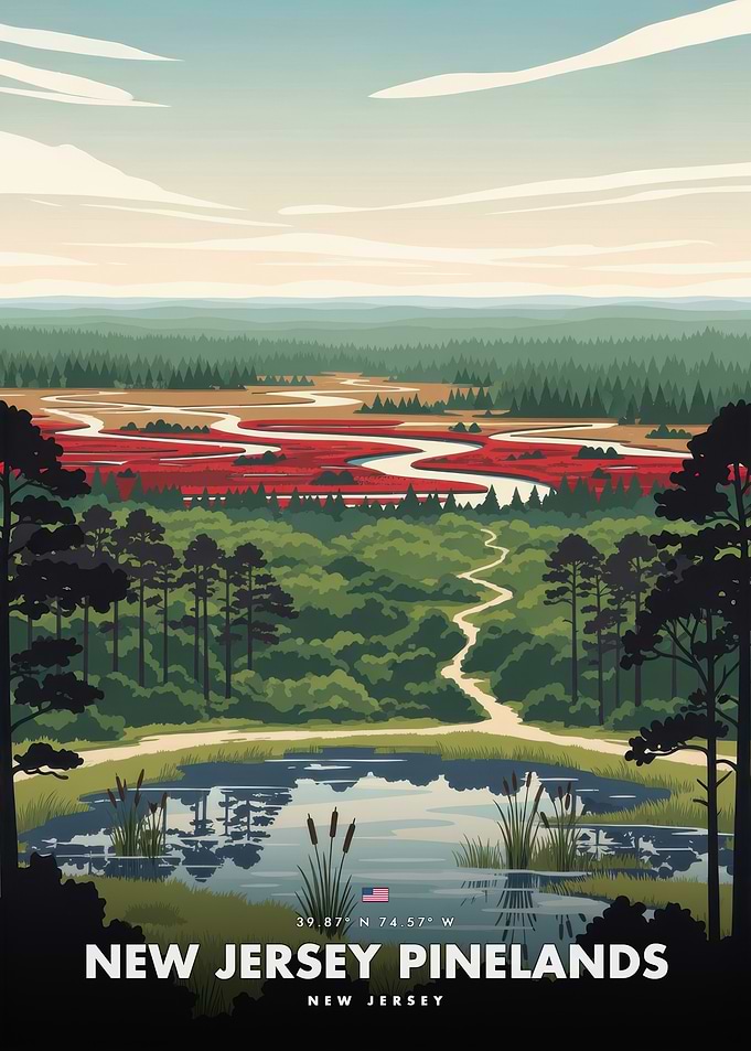 New Jersey Pinelands Landscape
