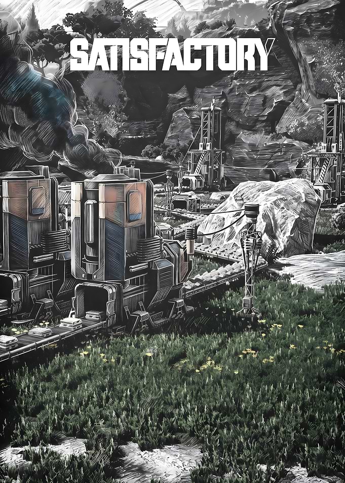 Satisfactory Game Art