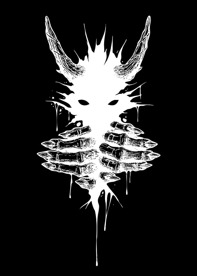 Demonic Ribcage and Horns