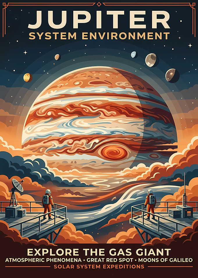 Jupiter System Environment Exploration Poster