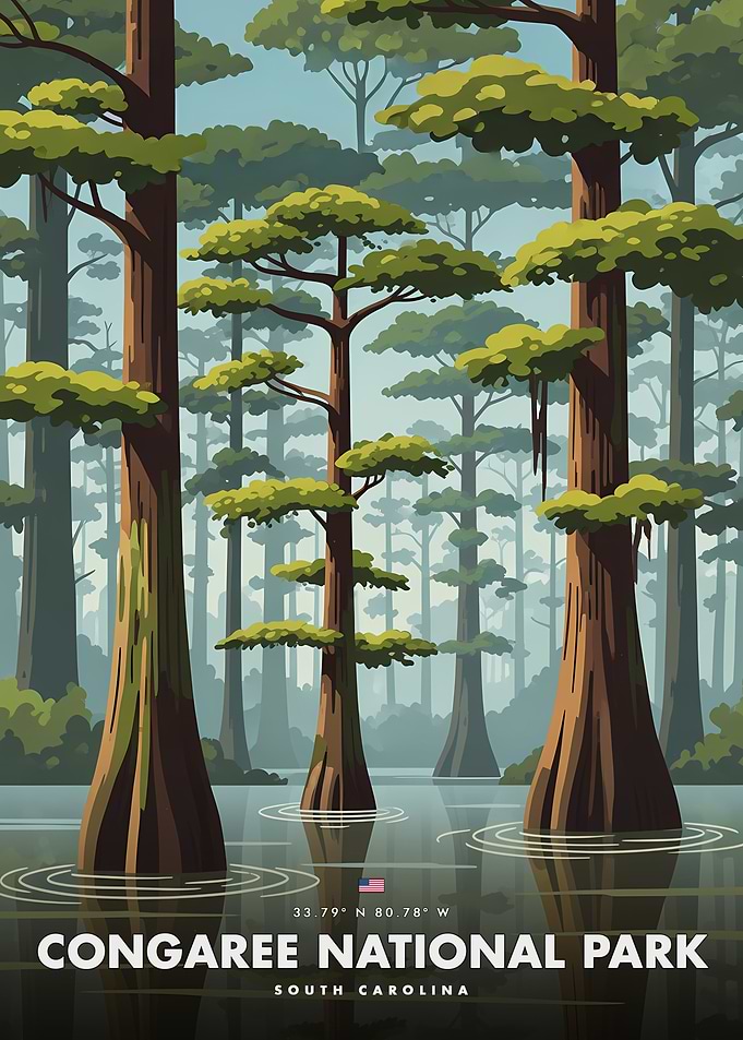 Congaree National Park Poster