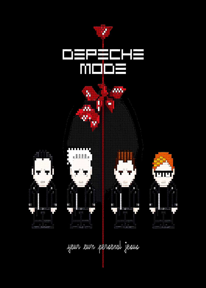 Depeche Mode Pixel Art