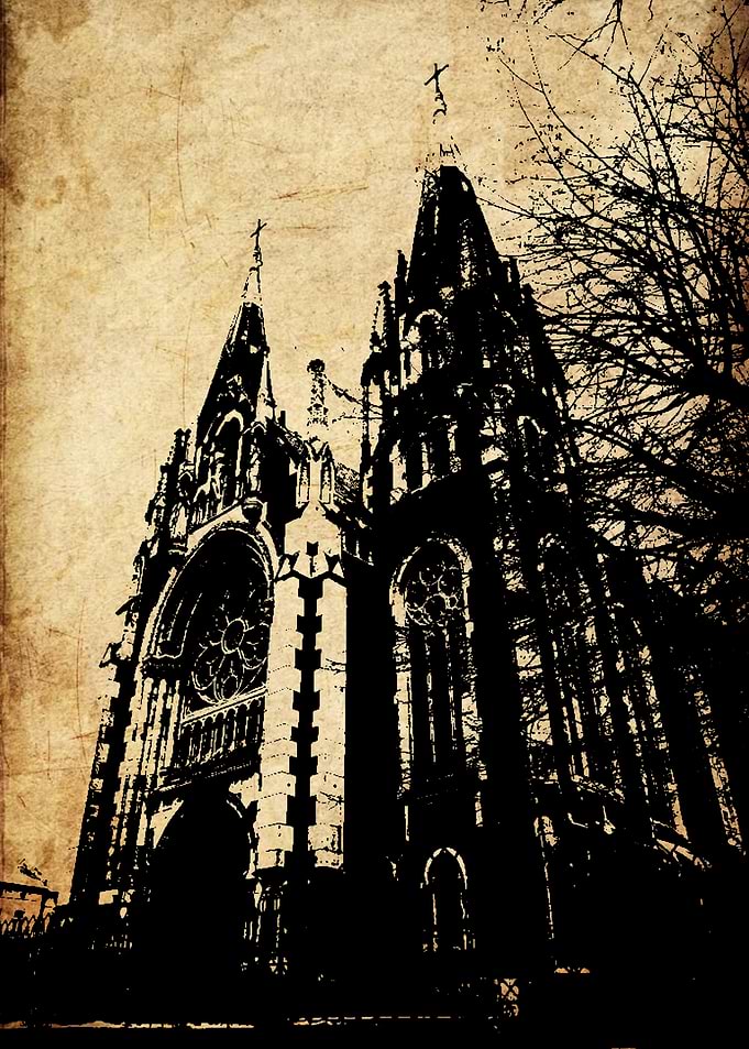 Gothic Church Silhouette