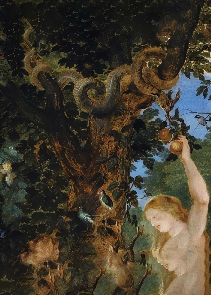 Adam and Eve with Serpent