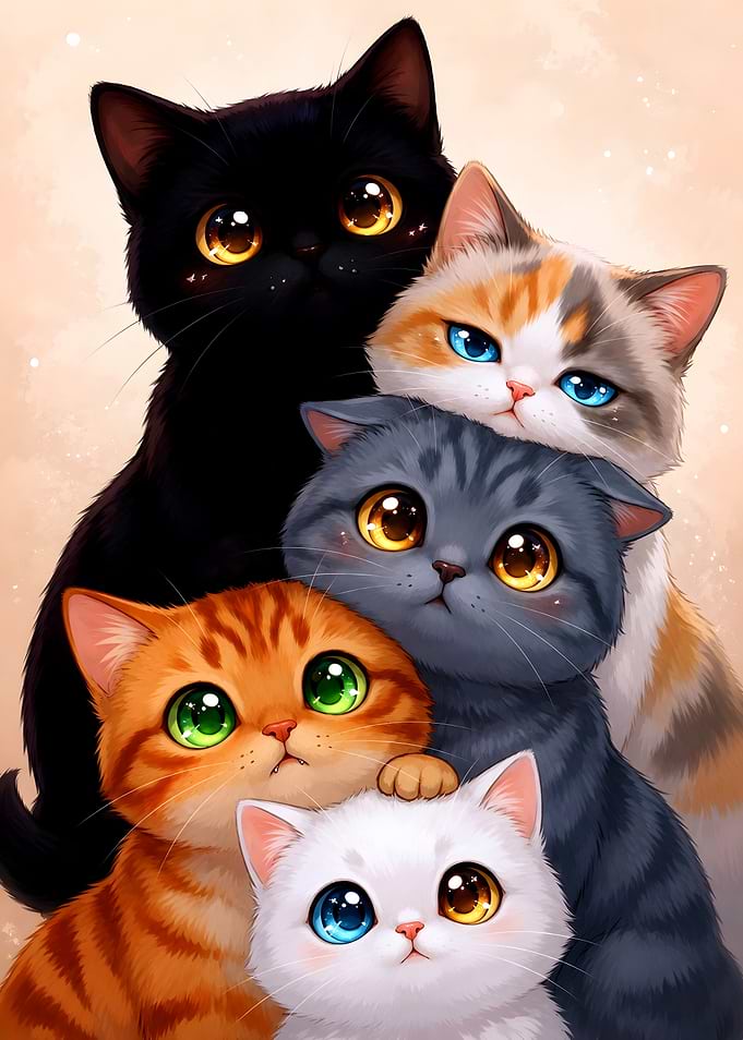 Cute Adorable Kitten Cat Squad