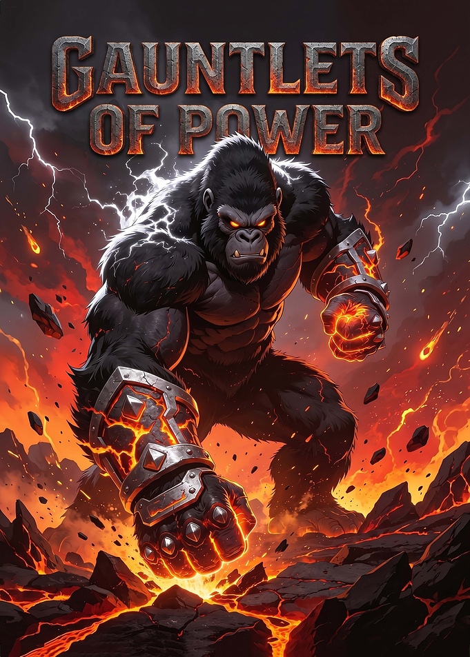 Gorilla with Gauntlets of Power