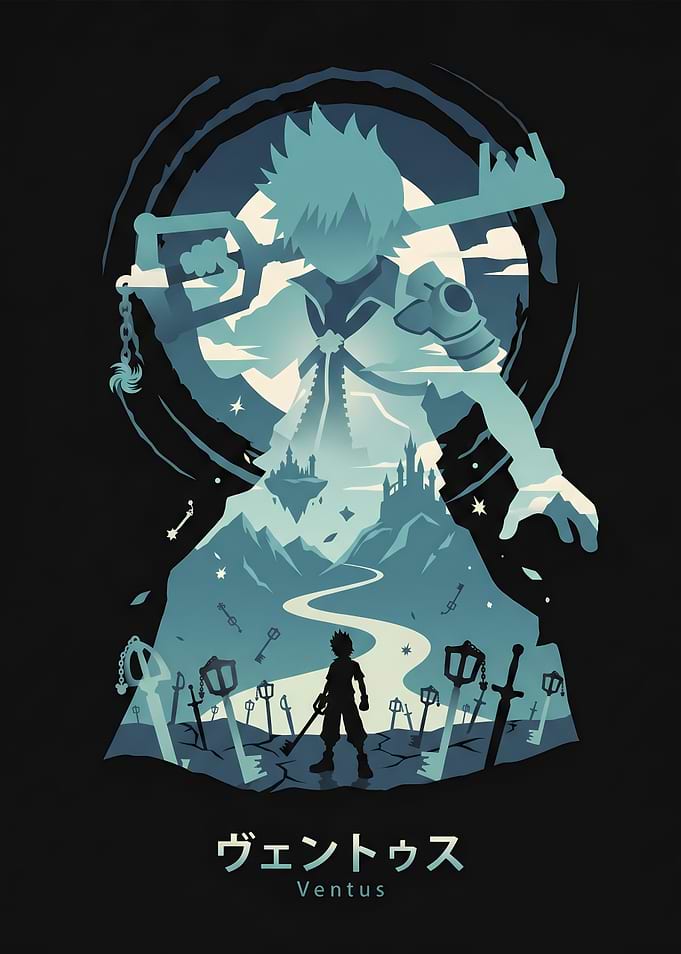 Ventus Kingdom Hearts Minimalist Art