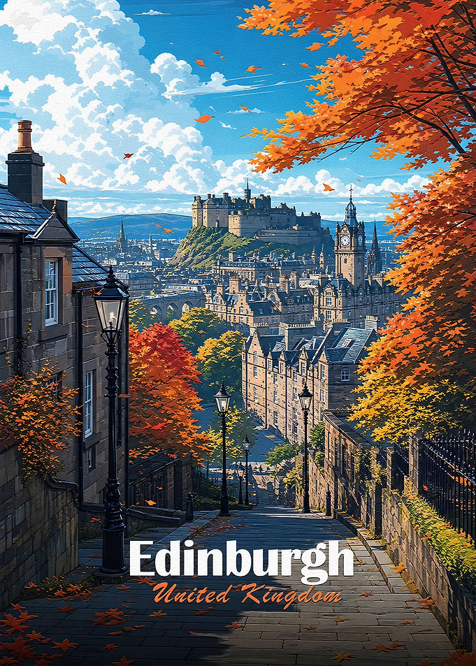 Edinburgh, United Kingdom in Autumn