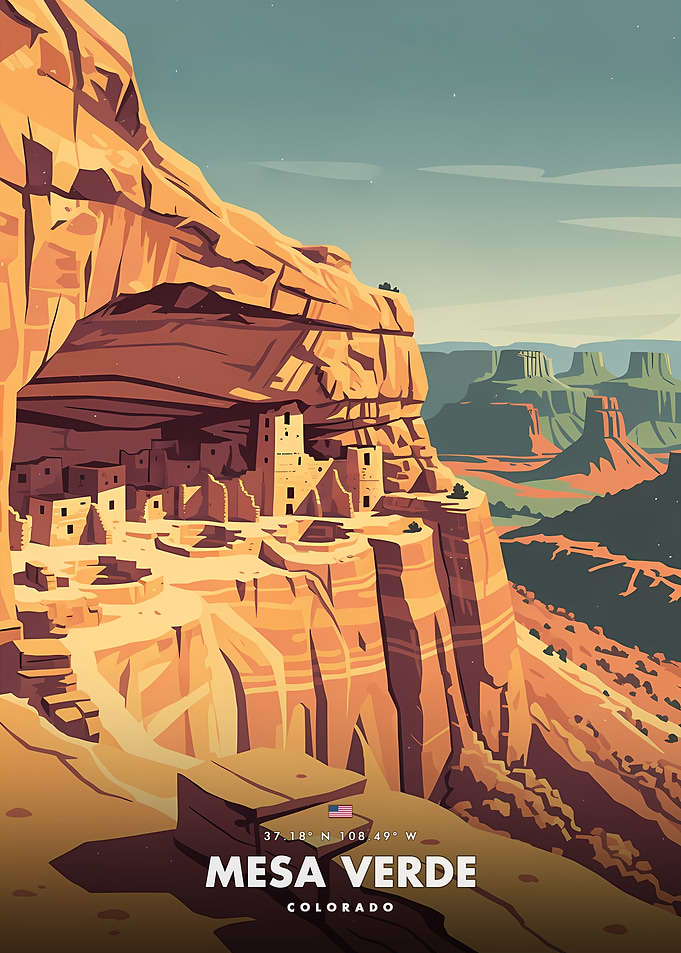 Mesa Verde National Park Poster