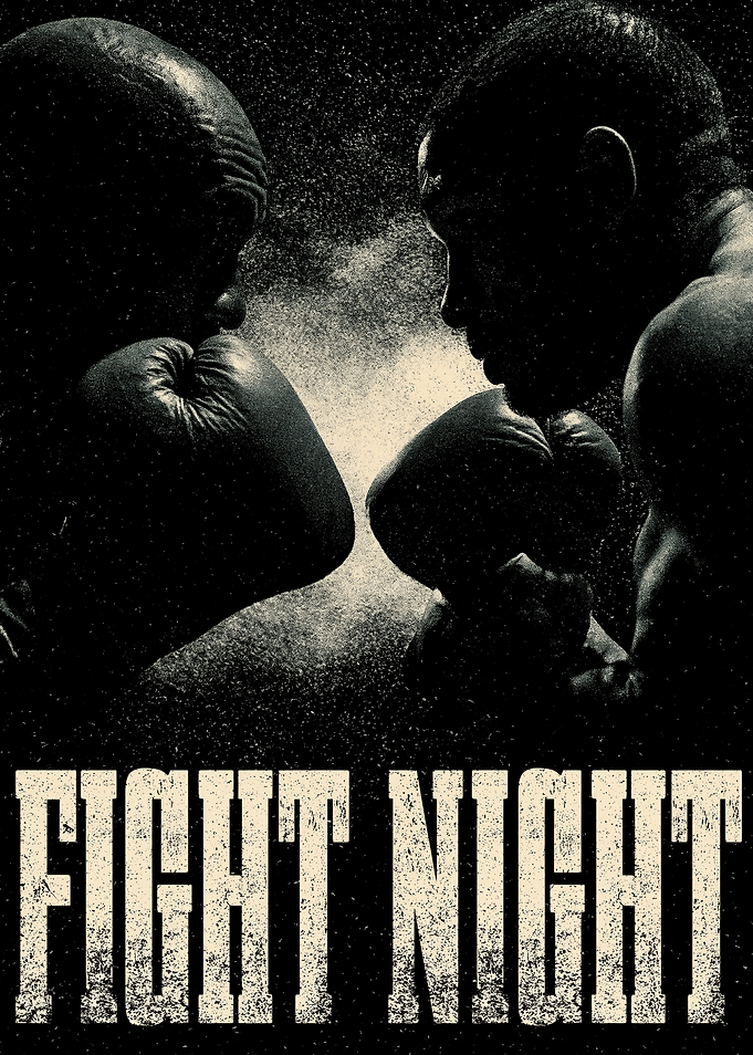 Fight Night Boxing Poster