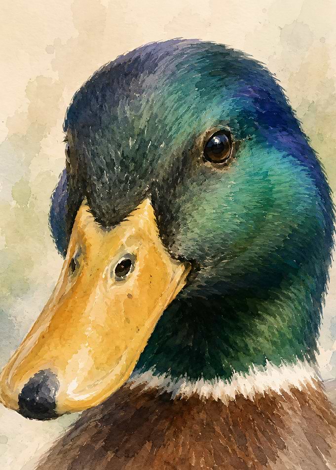 Mallard Duck Portrait