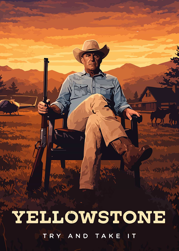Yellowstone 'Try and Take It' Poster