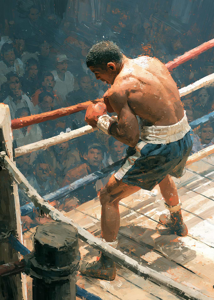 Boxer in the Ring