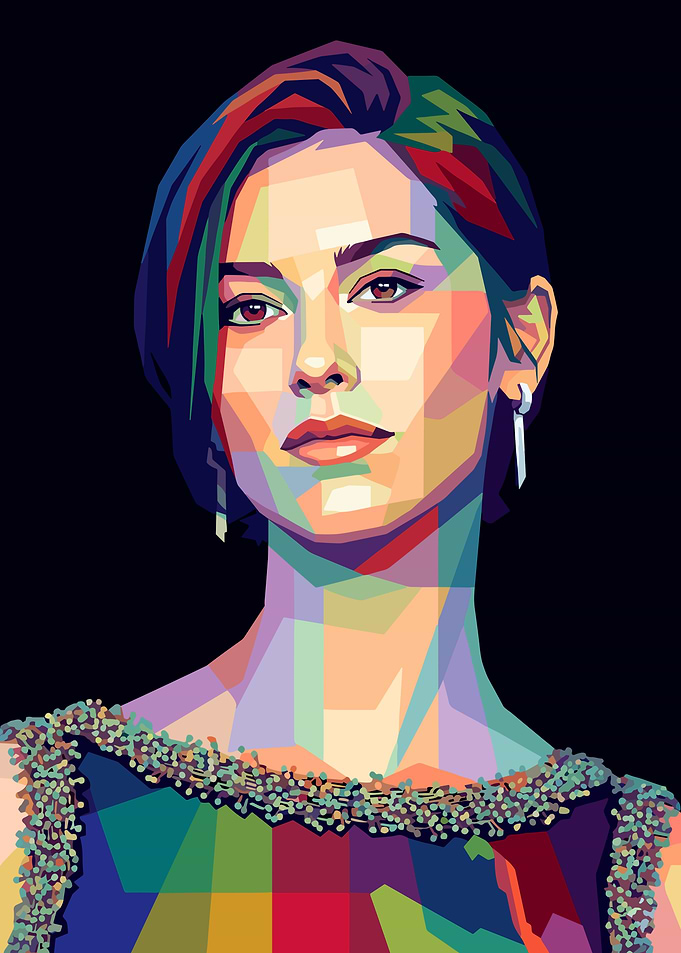 Pop Art Portrait of a Gracie Abrams