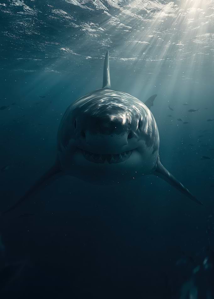 Great White Shark Underwater
