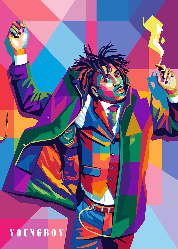 Youngboy Pop Art Portrait