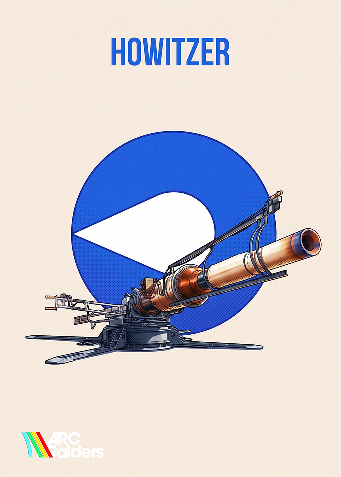 Howitzer with ARC Raiders Logo