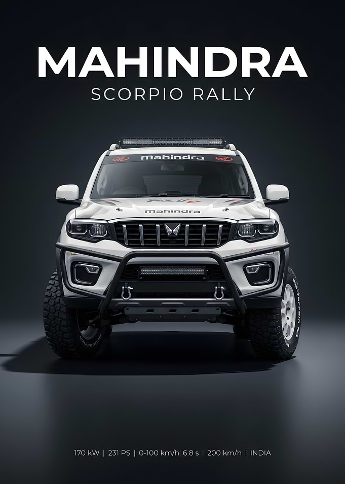 Mahindra Scorpio Rally Car
