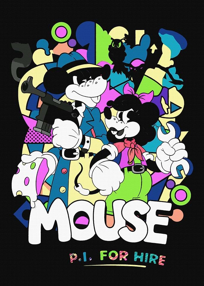 Mouse P.I. for Hire Game Poster