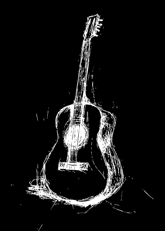 Sketch of an Acoustic Guitar