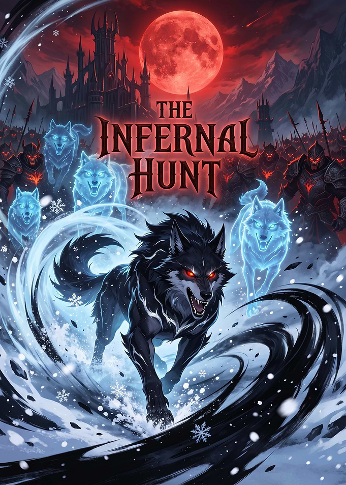 The Infernal Hunt Wolves and Army