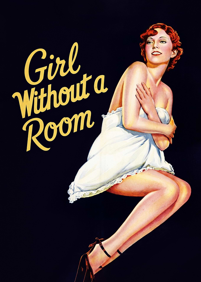 Girl Without a Room Vintage Poster
