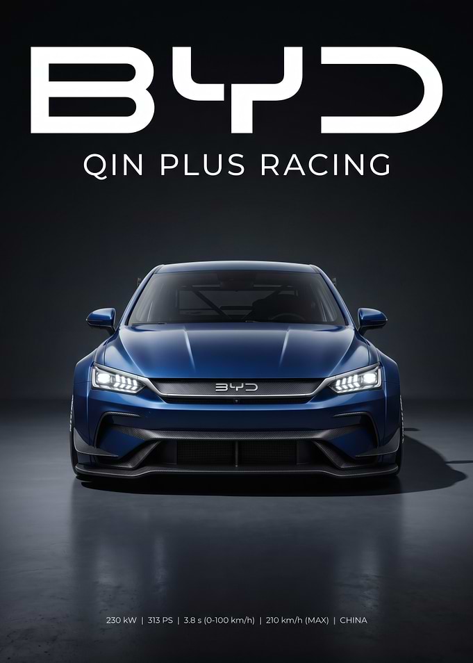 BYD Qin Plus Racing Car