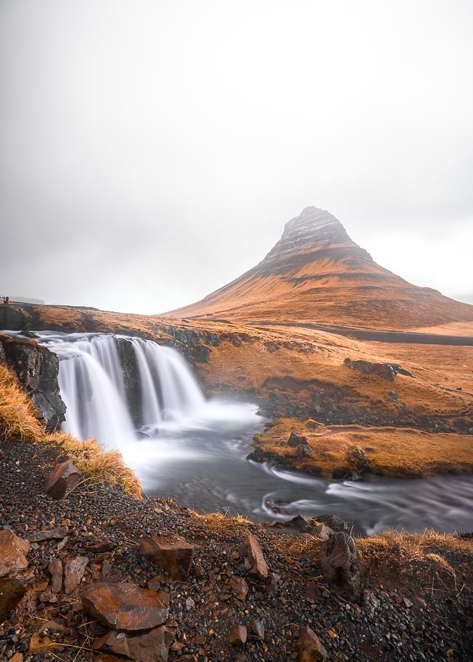 Kirkjufell Mountain and Waterfall