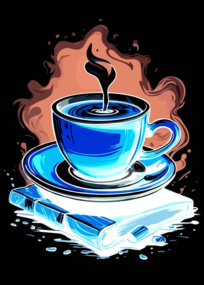 Coffee Cup with Chocolate Bar