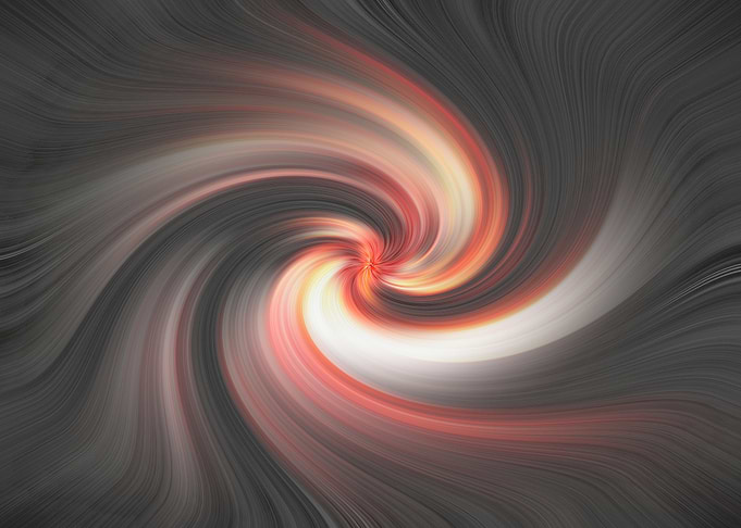 Abstract Swirl of Light and Color