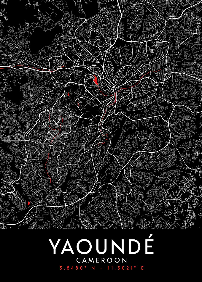 Yaoundé Dark Map