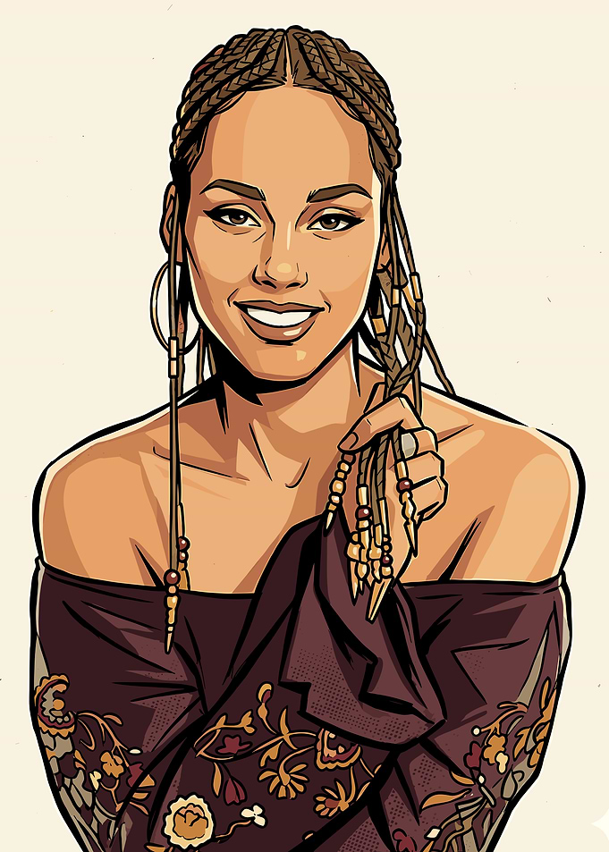 Alicia Keys Portrait