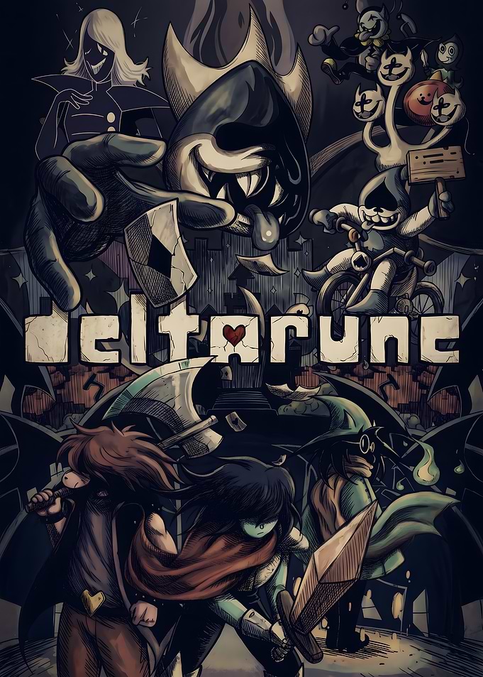 Deltarune Game Poster