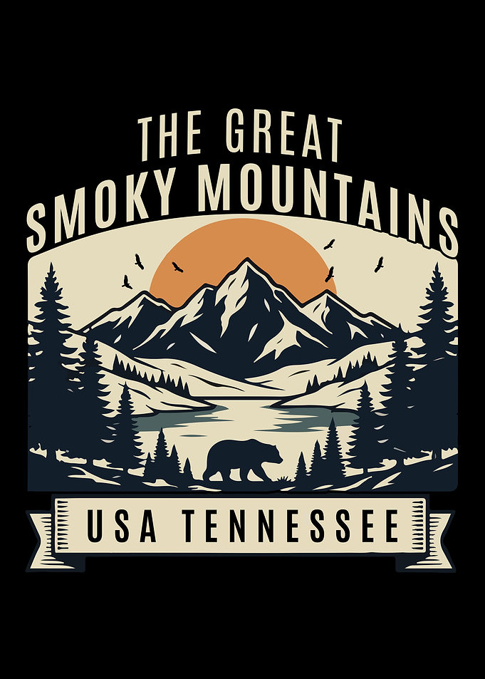 Great Smoky Mountains National Park Vintage Poster