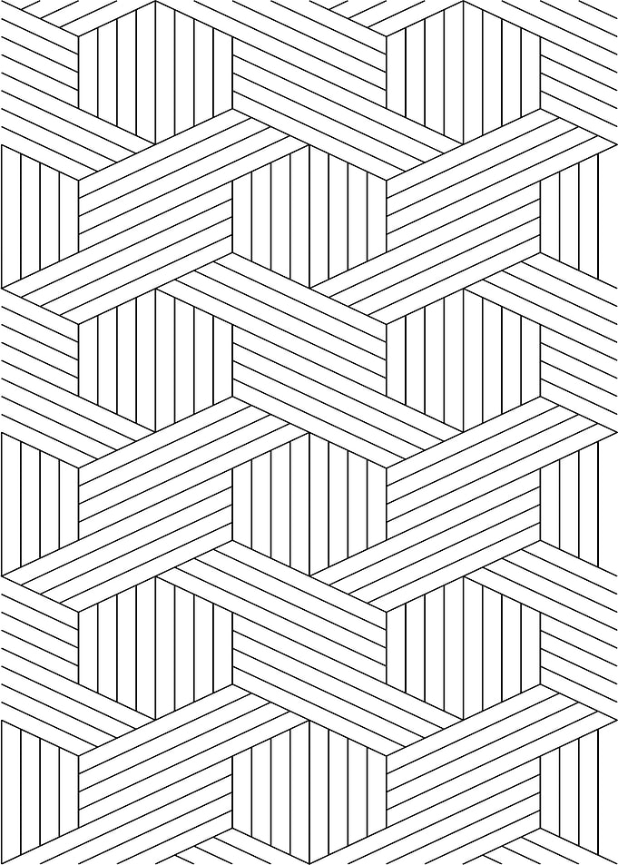 Geometric Line Art Pattern