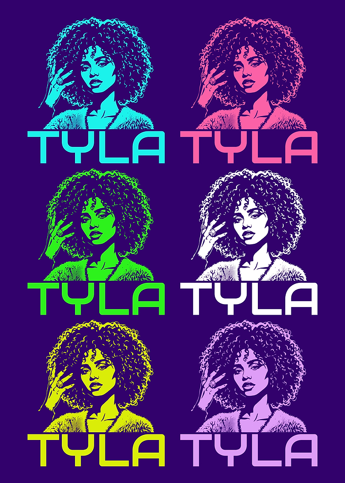 Tyla Portrait Pop Art
