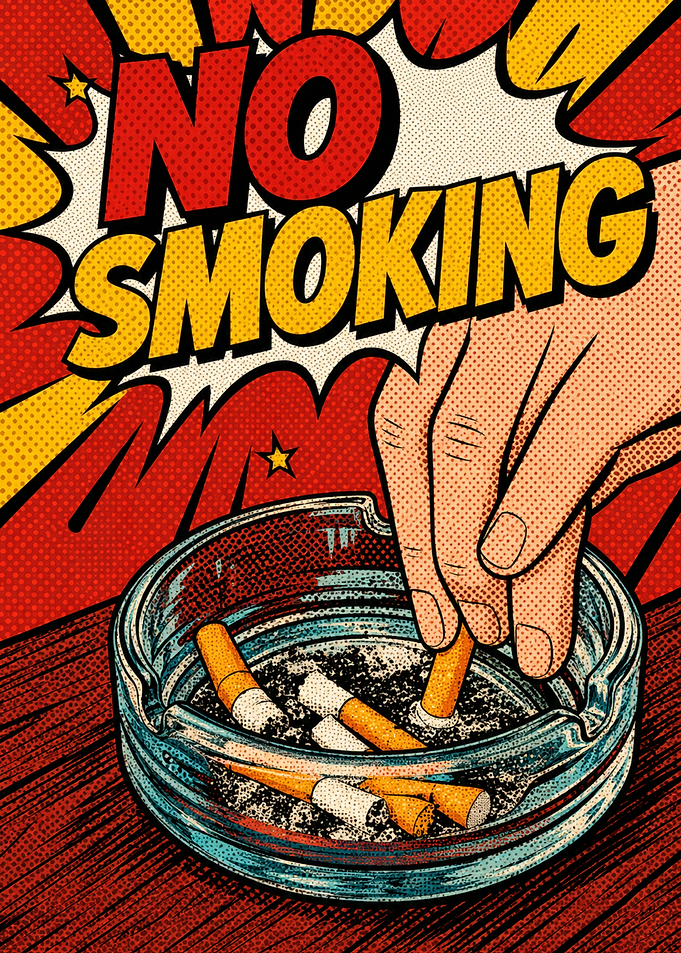 No Smoking Pop Art