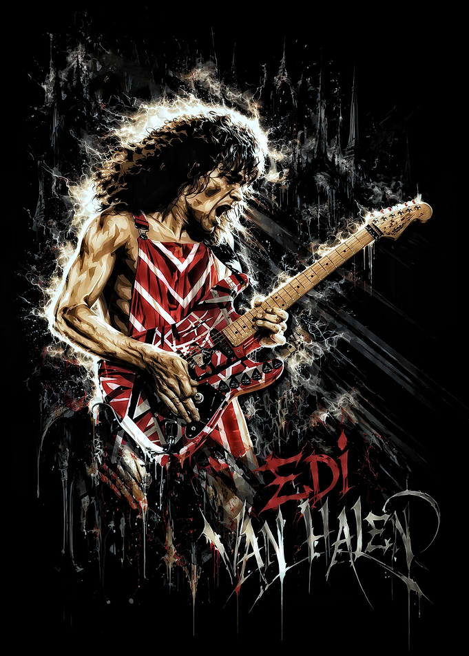 Eddie Van Halen Rocking Out