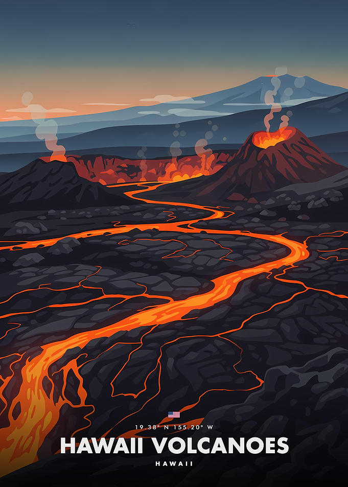 Hawaii Volcanoes Landscape