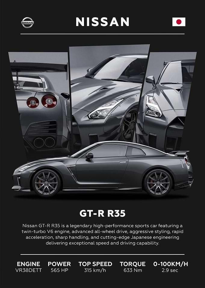 Nissan GT-R R35 Sports Car