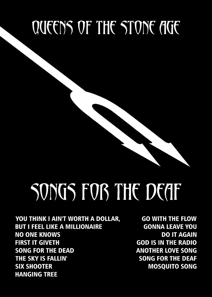 Queens of the Stone Age Songs for the Deaf Poster