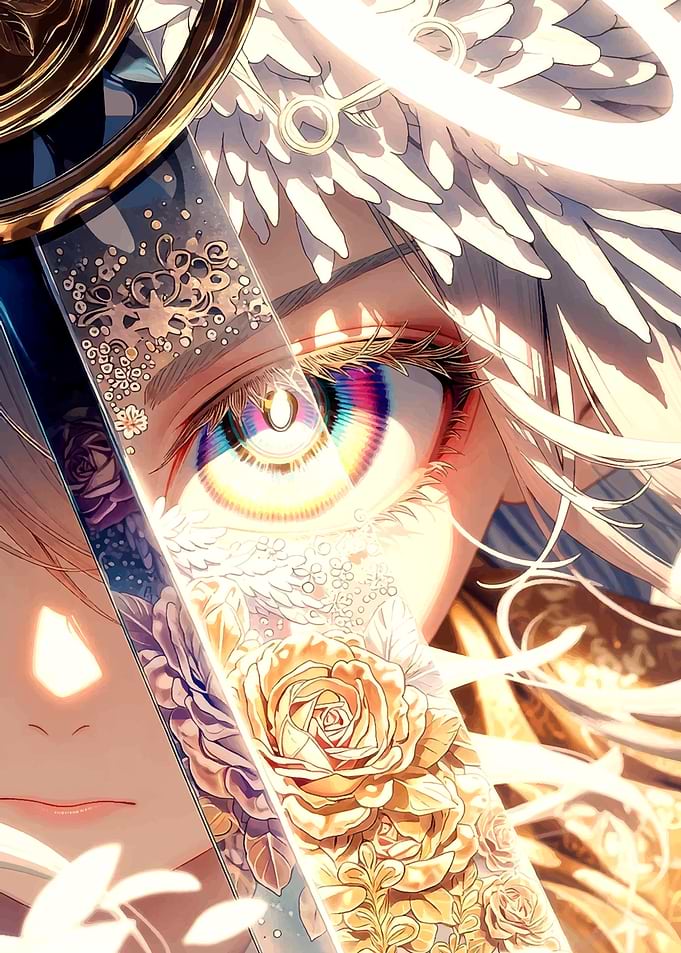 Anime Angel with Ornate Sword