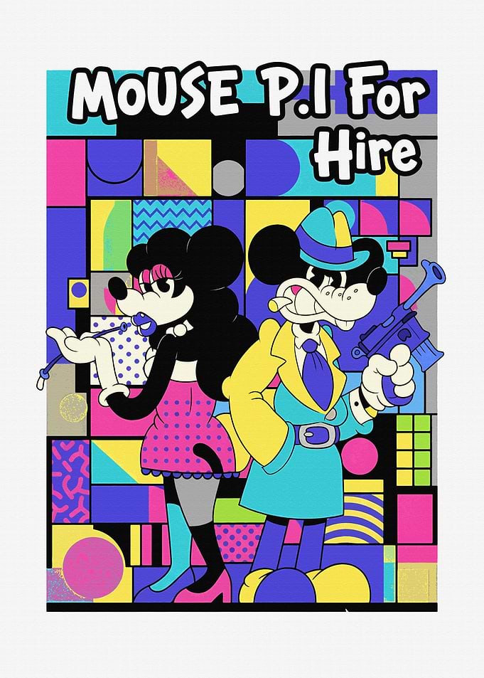 Mouse P.I. For Hire Game Poster