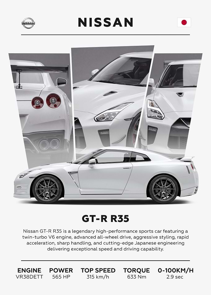 Nissan GT-R R35 Minimalist