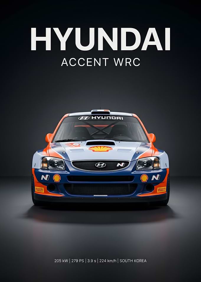 Hyundai Accent WRC Rally Car