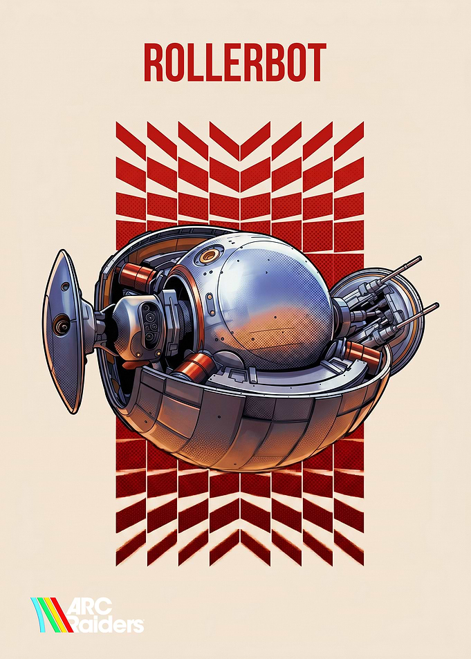 Rollerbot Sci-Fi Robot Art