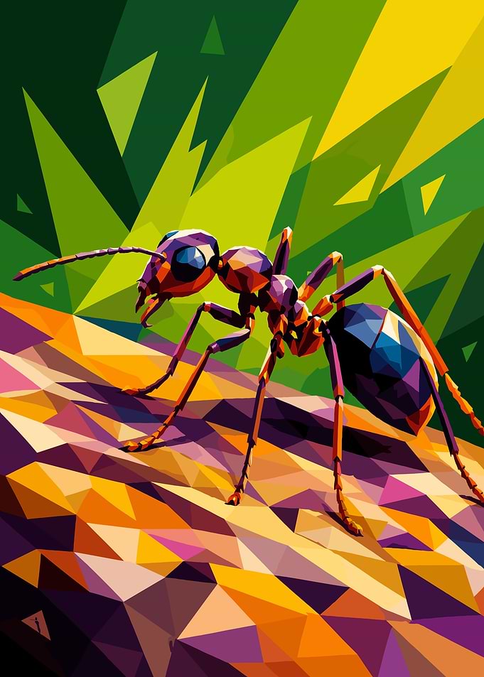 Geometric Ant on a Branch