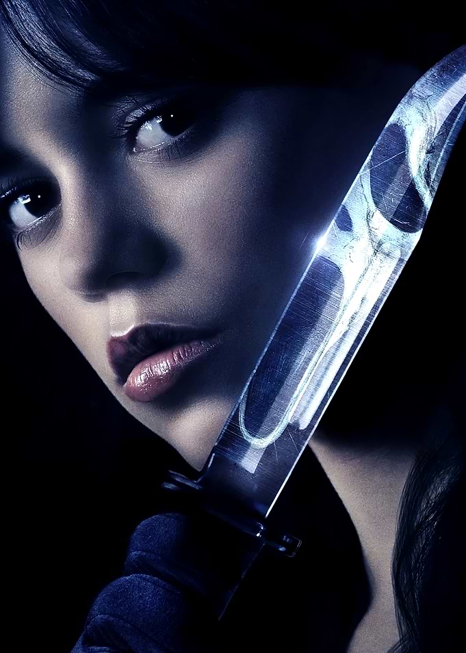 Woman with a knife