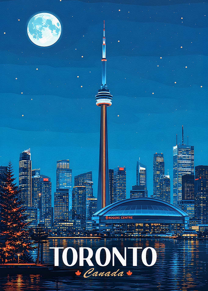 Toronto Skyline at Night